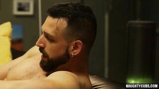 brunette gay anal sex and facial8