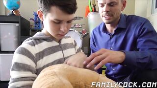 young man moans as his daddy is banging his ass raw