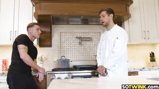 stud strips off his chefs clothes and rides his big rod2