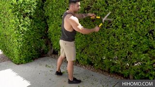 gay gardener gets horny