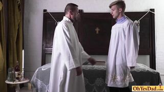 virgin twink pounded mercilessly by mature priest anal