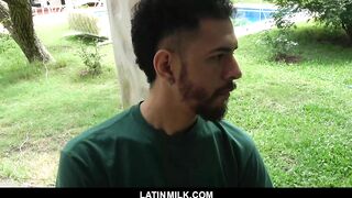 latinmilk trickster pays a guy to get his butt penetrated