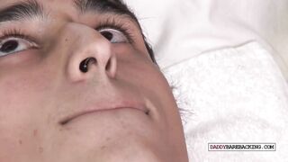 skinny latino fingered and rimmed by dilf for mouth cumshot