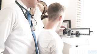 petite big cock twink asstoyed by doctor during examination