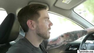 tight ts hitchhiker analed by the driver bisexual