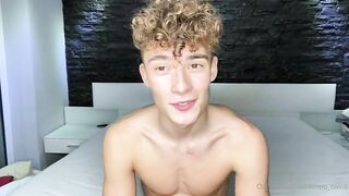 Jerking off and shooting a big load over myself Romeo_Twink - BussyHunter.com