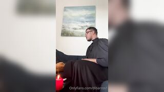 Watching porn and jerking off Priest Role Play Diego Barros dibarros1 - BussyHunter.com