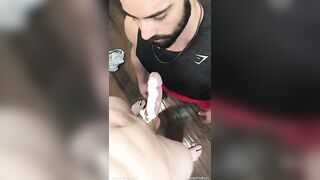 Nash puts cream on his dick and makes Jordan give him a blowjob JordanxBrandt BrandtAndNash - BussyHunter.com