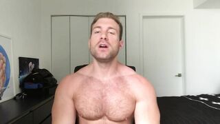 Straight Alpha Bodybuilder Verbal Muscle Worship and Ass Play - BussyHunter.com