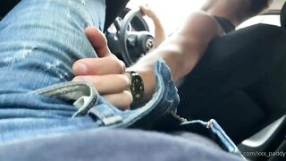 Sucking dick getting a blowjob in the back seat of a car Paddy PassXXX_Paddy - BussyHunter.com