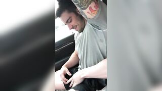 Jordan and Nash jerk off race in the carwash JordanxBrandt BrandtandNash - BussyHunter.com