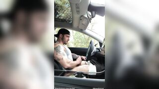 Jordan goes cruising and jerks off Jordanxbrandt - BussyHunter.com