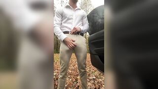 Jerking off in my car at the park yesbrawn - BussyHunter.com