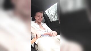 Jerking off in my car at the park yesbrawn - BussyHunter.com