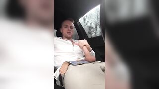 Jerking off in my car at the park yesbrawn - BussyHunter.com