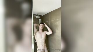 Showing-off-my-body-and-cock-in-the-shower-Finn-Harding-FinnHardingX