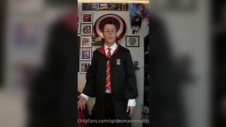 Jerking-off-and-tasting-my-load-Harry-Potter-role-play-Caleb-Weeks-Spidermannreal1