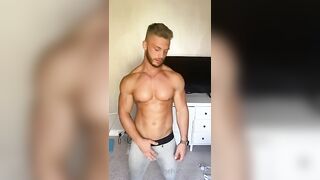 Showing-off-my-body-and-jerking-off-till-I-cum-over-my-abs-Joshua-Tilleard-thehandsomept