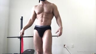 Flexing-my-muscles-and-jerking-off-till-I-cum-Tommy-Flex-tommyflex