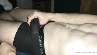 Filling-a-condom-with-my-thick-uncut-cock-Annonjock