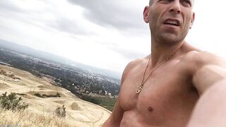 2018.05.20 - Big C Mountain Hike Jerk Off - BussyHunter.com (Gay Porn Videos)