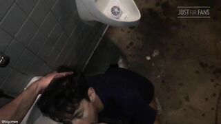 2018.11.20 - Big C Fucks Latin Twink Fan In Sex Club Bathroom - BussyHunter.com (Gay Porn Videos)