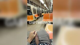 FS - NYCSexcapade - Public Transit Subway - Subway Solo 01 - BussyHunter.com (Gay Porn Videos)