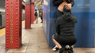 FS - NYCSexcapade - Public Transit Subway - Platform Play 03 - BussyHunter.com (Gay Porn Videos)
