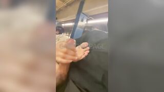 FS - NYCSexcapade - Public Transit Subway - Foot Fetish - BussyHunter.com (Gay Porn Videos)