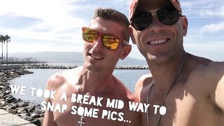 2018.08.31 - Jared Films Cory Jerkin & Eating His Own Cum Mid Bike Ride - BussyHunter.com (Gay Porn Videos)