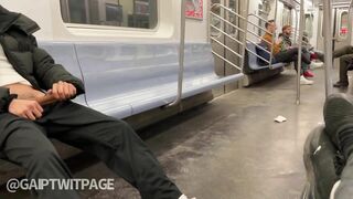 FS - NYCSexcapade - Public Transit Subway - Subway Solo 02 - BussyHunter.com (Gay Porn Videos)