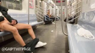 FS - NYCSexcapade - Public Transit Subway - Subway Solo 02 - BussyHunter.com (Gay Porn Videos)