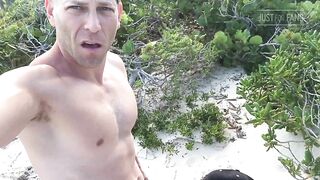2018.12.20 - More Caribbean Vacay Fun - Jared Sucks A Load Out Of Cory On Beach While Brent Naps - BussyHunter.com (Gay Porn Videos)