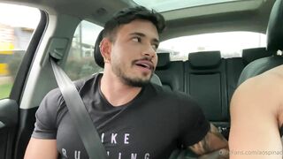 Alejo Ospina Gets Fucked by a Stranger in a Car - Bareback - BussyHunter.com (Gay Home Porn Videos)