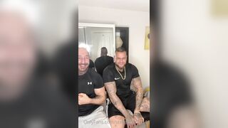 Steven Barrett & Big Harry Rub Down - BussyHunter.com (Gay Home Porn Videos)