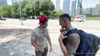 Hunting Butts In Chicago - Rafael Alencar & Sebastian Bluu - BussyHunter.com (Gay Porn Videos xxx)