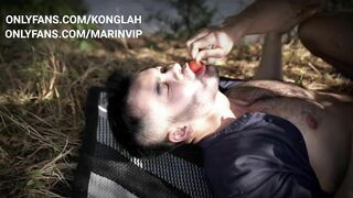 Kong Lah - Romantic Picnic Ourdoor Sex - BussyHunter.com (Gay Porn Videos)