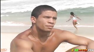 Stunning straight Brazilian shows off his dick - BussyHunter.com (Gay Porn Videos xxx)