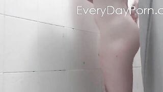 sexy boy showers voyeur and uncut cock foreskin play and washing eviltwinks - BussyHunter.com (Gay Porn Videos xxx)