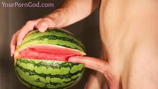 melon fuck hot fruit fuck cum with multiple shots homemade free gay porn2 - BussyHunter.com (Gay Porn Videos xxx)