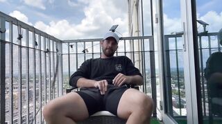 fucking myself on the balcony everyone can see jmasonfoxxxy - BussyHunter.com (Gay Porn Videos xxx)