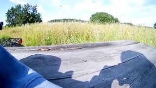 caught by a jogger just when i cuming risky public outdoors - BussyHunter.com (Gay Porn Videos xxx)