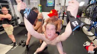 THE GYM GANG ORGY - PART TWO Dom Llamas - BussyHunter.com (Gay Porn sexxx)