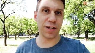 I recognized this guy @only fran in the park from his videos - gay porn sex