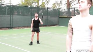 Tennis Match - Sore Loser - Dominic Pacifico & Leo Sweetwood - gay sex porn video