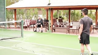 Tennis Match - 30 Love - Robin & Jessie Colter - gay sex porn video