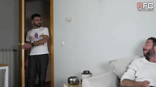 Koldo Goran and Sebas Silver fuck Marco Rush in Madrid - gay sex porn video