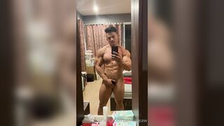 Nude Teasing front of mirror - gay sex porn video