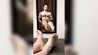 Adam Saner - Mirror Wank - gay sex porn video