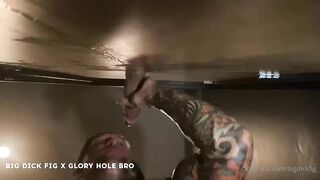 Bigdickfig & Gloryholebro - gay sex porn video